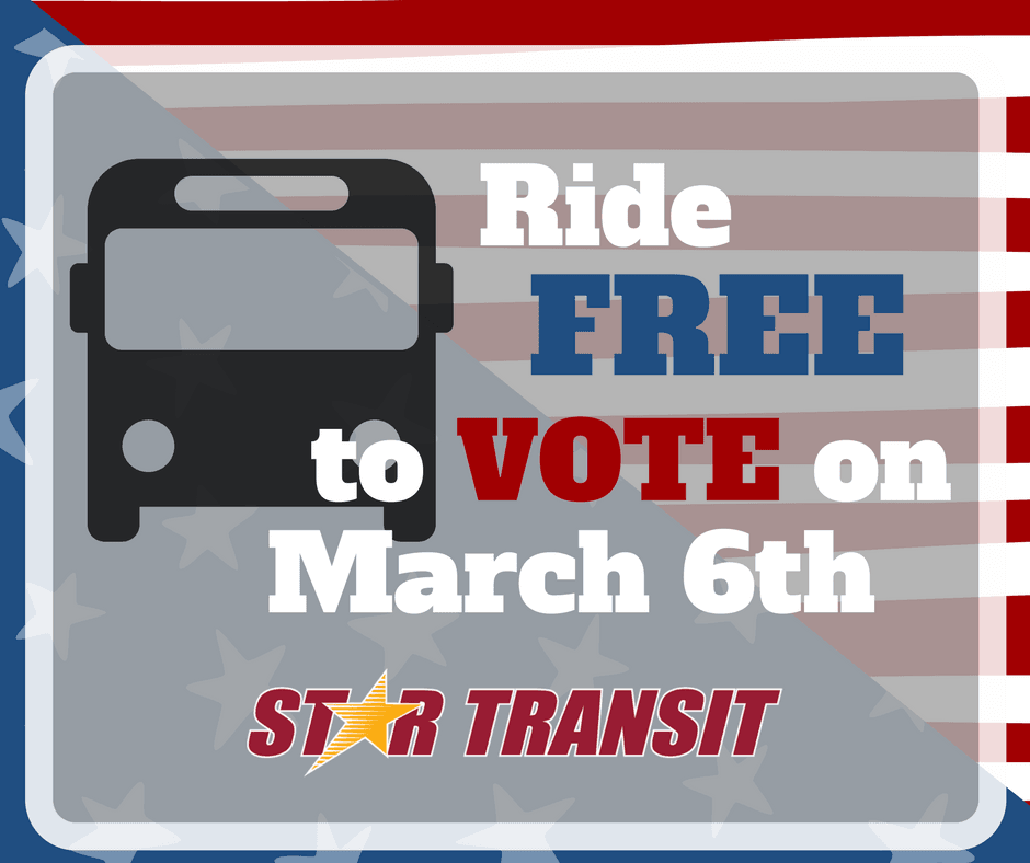 Ride FREE to Vote
